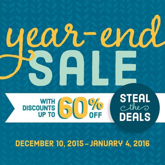 Stampin up year end sale